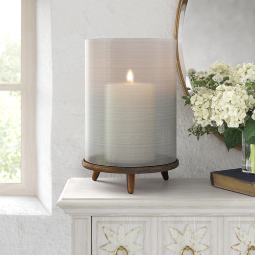 Glass Tabletop Hurricane & Reviews Birch Lane